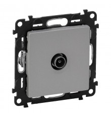 Valena LIFE DIY Алюминий Розетка TV "звезда" 0-2400 МГц.  753651  Legrand