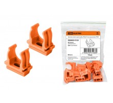 Крепеж-клипса для трубы ПНД 25 мм оранжевая  SQ0405-0123  TDM