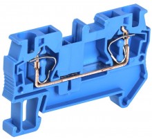 Клемма пружинная КПИ 2в-4 41А синий   YZN11-004-K07  IEK 