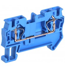 Клемма пружинная КПИ 2в-4 41А синий   YZN11-004-K07  IEK 