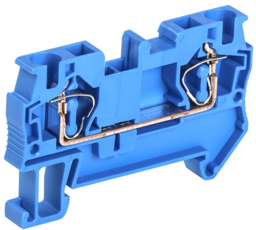 Клемма пружинная КПИ 2в-4 41А синий   YZN11-004-K07  IEK 