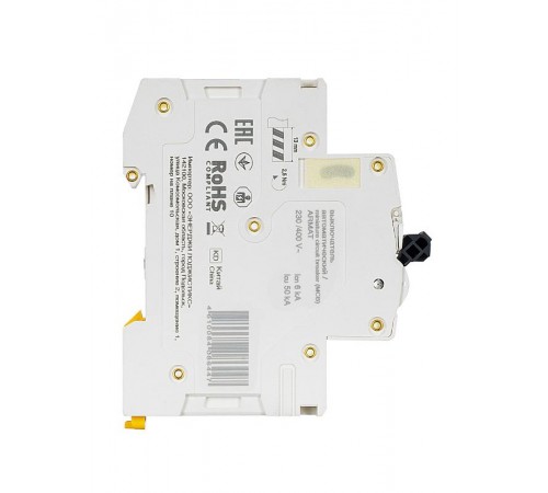 Выключатель автоматический двухполюсный M06N 2P C 2А 6кА ARMAT  AR-M06N-2-C002  IEK