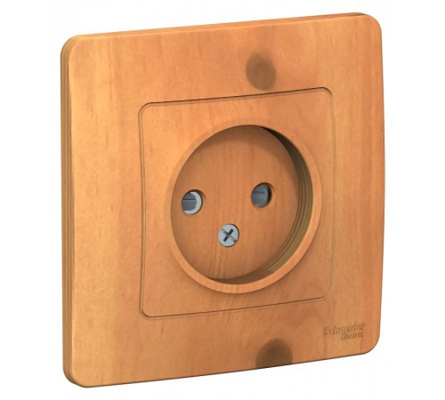 Blanca Ясень С/У Розетка без заземления со шторками, 16А, 250В  BLNRS000115  SE