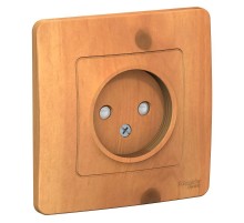 Blanca Ясень С/У Розетка без заземления со шторками, 16А, 250В  BLNRS000115  SE