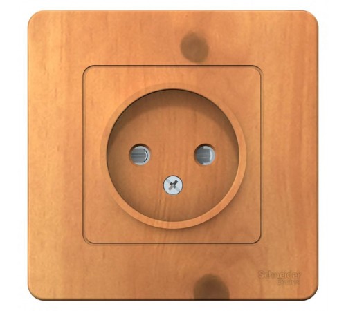 Blanca Ясень С/У Розетка без заземления со шторками, 16А, 250В  BLNRS000115  SE