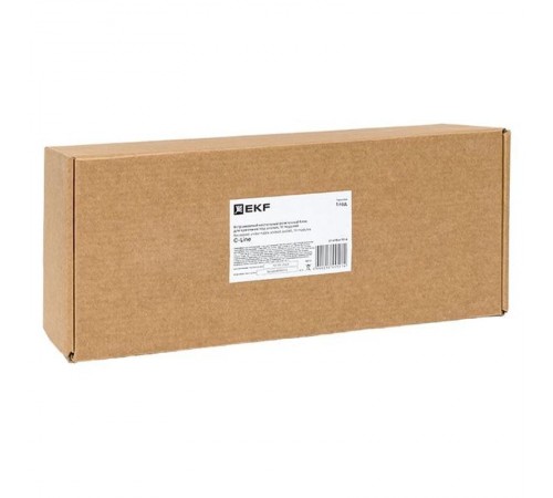 Встраиваемый настольный розеточный блок для крепления под столом, 10 модулей, C-Line, металлик  cl-vnbu-10-s  EKF