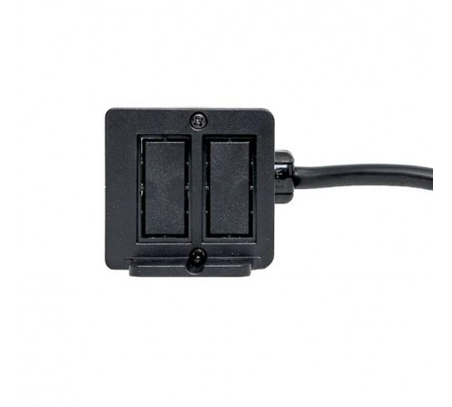 Встраиваемый настольный розеточный блок для крепления под столом, 10 модулей, C-Line, металлик  cl-vnbu-10-s  EKF