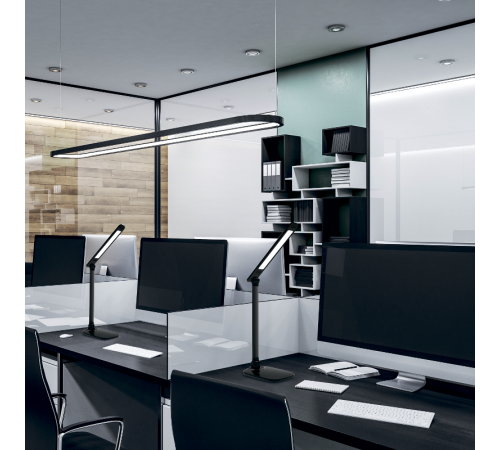 Светильник настольный Qplus GTL504 10W 590lm 3000-6000K 170-265V черный диммируемый USB LED 1/8/16  GT5042  Gauss