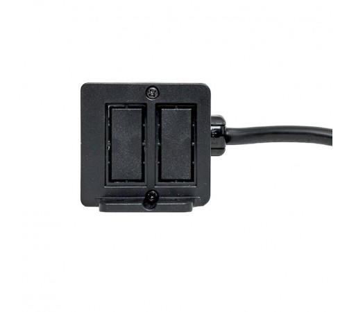 Встраиваемый настольный розеточный блок для крепления под столом, 10 модулей, C-Line, металлик  cl-vnbu-10-s  EKF