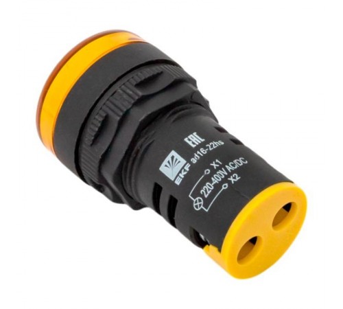 Матрица светодиодная AD16-22HS желтый 220-400 В AC/DC  ledm-ad16-y-230acdc  EKF
