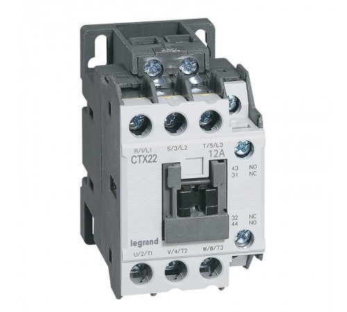 Контактор CTX3 22 3P 12A 1но1нз ~230В  416096  Legrand