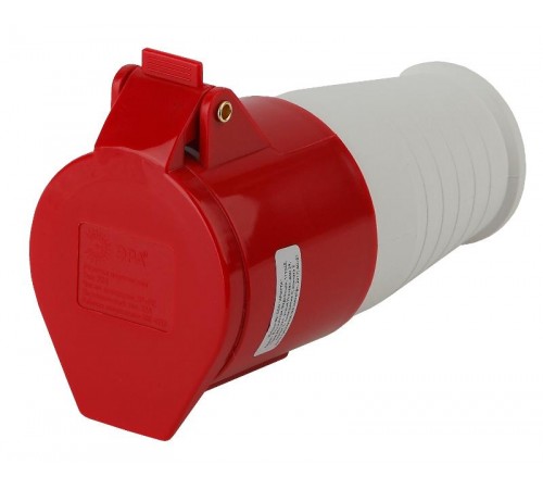 Розетка переносная 224 3Р+РЕ 32А 380В IP44  Б0032865  ЭРА