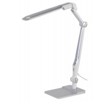 Cветильник настольный  NLED-497-12W-S светодиодный на струбцине и с основанием серебро  Б0052772  ЭРА