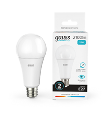 Лампа светодиодная LED 25Вт E27 220В 4100К А67 Elementary  73225  Gauss