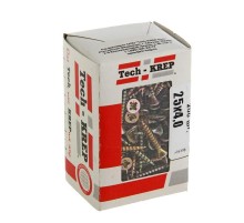 Саморезы универсальные 25х4,0 мм (200 шт) желтые - коробка с окном ( 0,281 кг)  102242  Tech-KREP