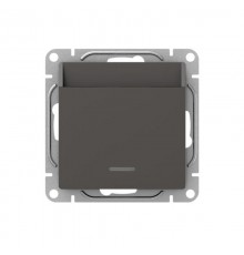 Механизм выключателя, карточный, с подсветкой, мокко Эпика  UP1-SWM-card EKF