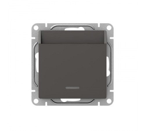 Механизм выключателя, карточный, с подсветкой, мокко Эпика  UP1-SWM-card EKF