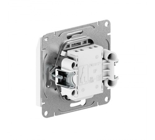 Механизм выключателя, карточный, с подсветкой, графит Эпика  UP1-SWG-card EKF