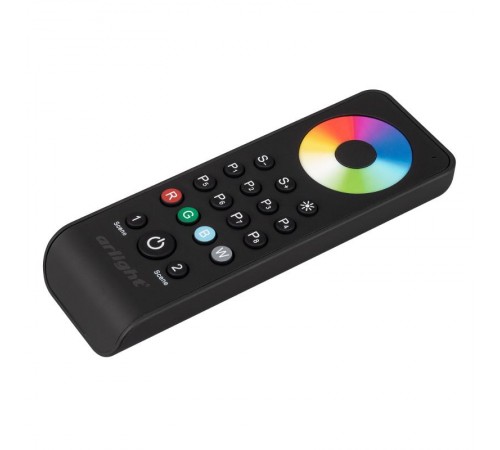 Пульт SMART-R43-RGBW Black (1 зона, 2.4G) (Arlight, IP20 Пластик, 5 лет)  031937  Arlight