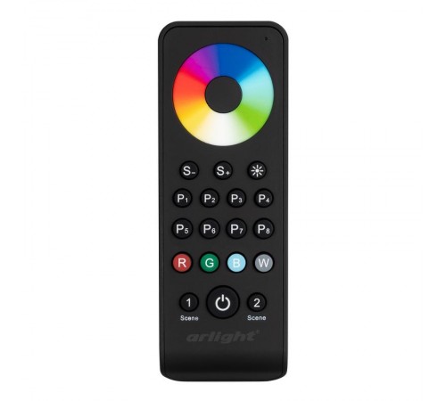 Пульт SMART-R43-RGBW Black (1 зона, 2.4G) (Arlight, IP20 Пластик, 5 лет)  031937  Arlight