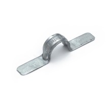 Скоба металлическая двухлапковая СМД d16-17 мм для монтажного пистолета (без отверстий) (100шт/1000шт уп/кор) Строитель  PR13.02551  Строитель