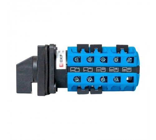Переключатель кулачковый ПК-1-103 25А 3P "0-1-2-3" IP65  pk-1-103-25-65  EKF
