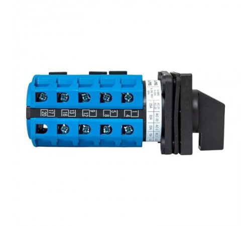 Переключатель кулачковый ПК-1-103 25А 3P "0-1-2-3" IP65  pk-1-103-25-65  EKF