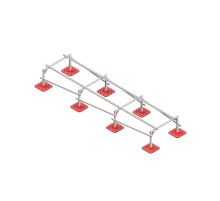 Опорная конструкция для установки оборудования TECHNORAPTOR FOOT 1000х4000 HD  KM-TR-F-SSEI-1000-4000 HD  КМ - профиль