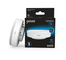 Лампа светодиодная GX53 11W 1050lm 6500K LED 1/10/100  108008311  Gauss