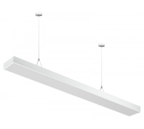 Светильник светодиодный Geometria Block SPO-115-W-40K-036 36Вт 4000K 3100Лм IP40 1200*100*50 белый подвесной ЛТ  Б0058864  ЭРА