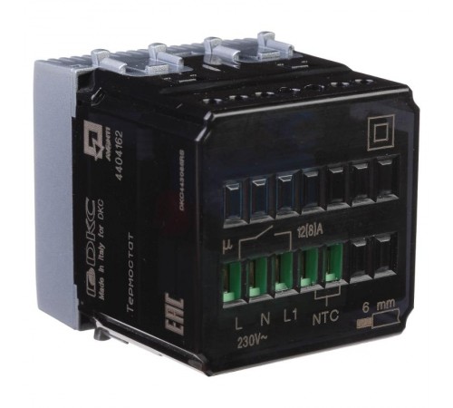 Термостат модульный для теплых полов, "Avanti", "Закаленная сталь", 2 модуля  4404162  DKC