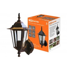 Светильник садово-парковый ЛБУ 6060-11 60Вт ЛН/КЛЛ/LED E27 IP33 шестигранник, вверх  SQ0330-0011  TDM