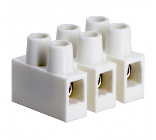 Колодка клеммная полипропилен ЗВИ белый, 3р,85°С,450V,32A, 4мм.кв.  43303PL/B  DKC