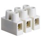 Колодка клеммная полипропилен ЗВИ белый, 3р,85°С,450V,32A, 4мм.кв.  43303PL/B  DKC