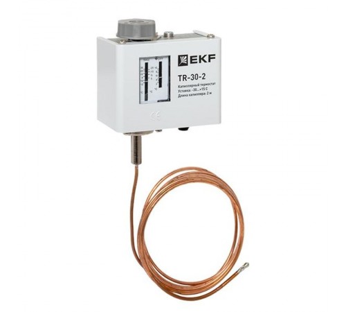 Реле температуры (термостат) капилляр 2 метра EKF  TR-30-2  EKF