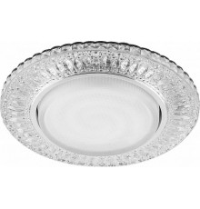 Светильник потолочный встраиваемый под лампу GX53 CD4022 20LED*2835 SMD 4000K, 15W GX53, без лампы, прозрачный, хром  29475  FERON
