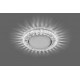 Светильник потолочный встраиваемый под лампу GX53 CD4022 20LED*2835 SMD 4000K, 15W GX53, без лампы, прозрачный, хром  29475  FERON