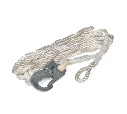 Канат страховочный КСЛ-10 с двумя карабинами  77524  КВТ