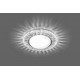 Светильник потолочный встраиваемый под лампу GX53 CD4022 20LED*2835 SMD 4000K, 15W GX53, без лампы, прозрачный, хром  29475  FERON