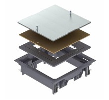 Ревизионный лючок ZES4-2 U (полиамид,серый) (ZES4-2 U10T 7011)  7406701  OBO Bettermann