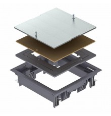 Ревизионный лючок ZES4-2 U (полиамид,серый) (ZES4-2 U10T 7011)  7406701  OBO Bettermann