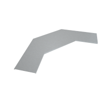 Крышка лестничного горизонтального угла 90 гр. 800 мм  KLGL90-800  КМ - профиль