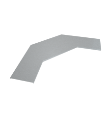 Крышка лестничного горизонтального угла 90 гр. 600 мм HD85  KLGL90-600 HD85  КМ - профиль