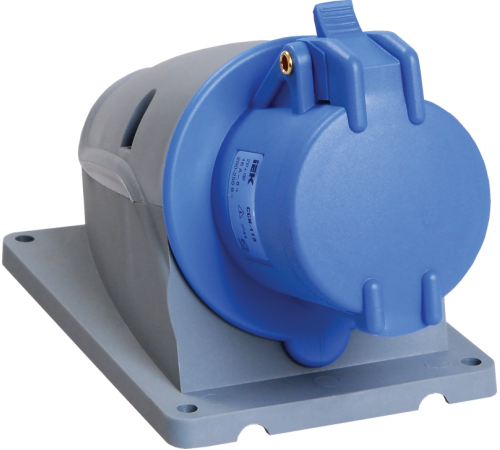 Розетка стационарная ССИ-113 16А-6ч/200-250В 2Р+РЕ IP44 MAGNUM  PSN11-016-3  IEK