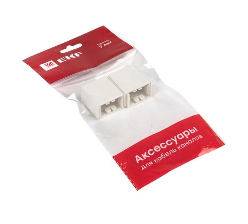 Соединитель (25х16) (4 шт) Plast EKF PROxima Белый    conw-25-16x4   EKF