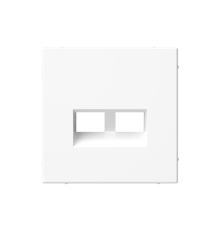 ArtGallery Лотос Накладка двойная для информационных функций типа Keystone  GAL001390  SE