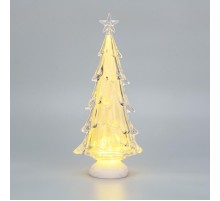 Фигура на подставке Елочка со звездой, 37см, теплый белый  513-027  NEON-NIGHT