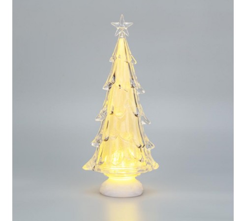 Фигура на подставке Елочка со звездой, 37см, теплый белый  513-027  NEON-NIGHT