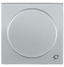 НР-3-1-БС Накладка розет. с з/к с кр. BOLERO серебряный  ENB31-R-K23  IEK