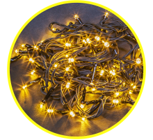 Гирлянда световая  NGF-S01-50WW-5-4m-230-C8-G-IP20  61793  Navigator